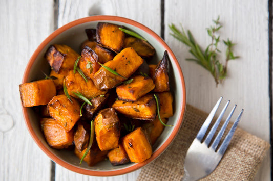 Set Meal 15- Plain rice, Curry chicken, Juicy Roast chicken & Sweet Potato Bites